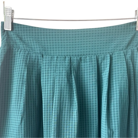 A New Day Fit & Flare Green Small Check Skirt - Picture 7 of 13